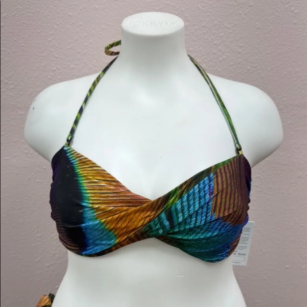 Colorful Patterned Halter Bikini Set - Picture 5 of 7